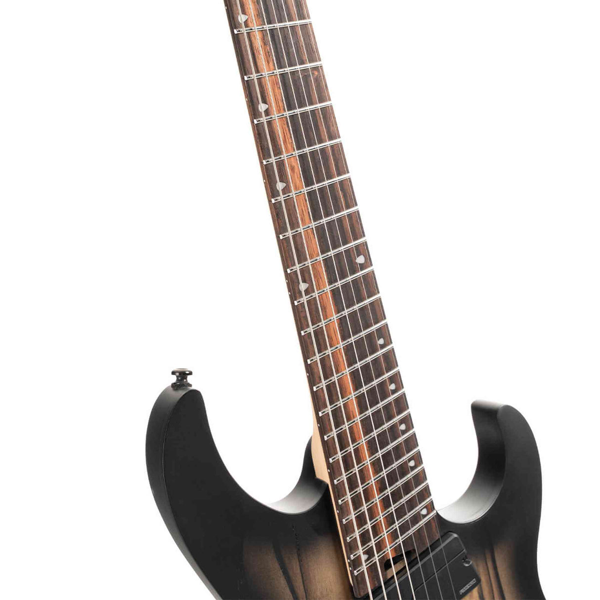 Cort KX507MS Pale Moon 7-snarige Multiscale Elektrische Gitaar Natural Black Burst