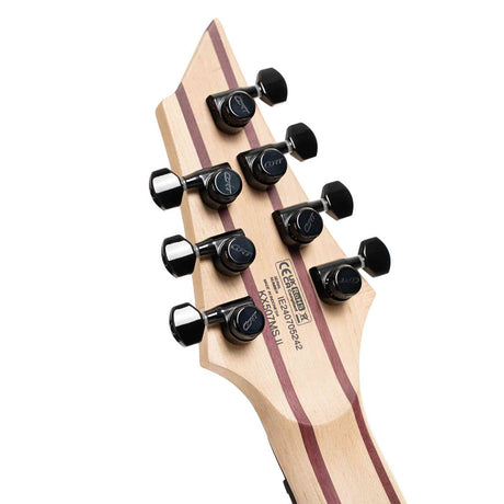 Cort KX507MS Pale Moon 7-snarige Multiscale Elektrische Gitaar Natural Black Burst