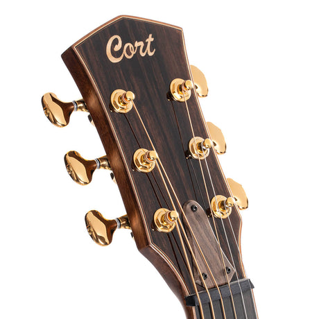 Cort Modern Black Masterpiece – Massieve Europese Spar, Mahonie & Dual Sound Ports