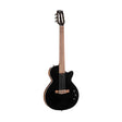 Cort Sunset Nylectric II BK Nylon Elektrische Gitaar Solid Sitka Spruce met Fishman S-Core Pickup Zwart