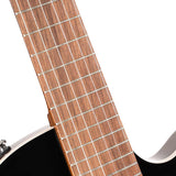 Cort Sunset Nylectric II BK Nylon Elektrische Gitaar Solid Sitka Spruce met Fishman S-Core Pickup Zwart