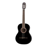 Gomez 036 Klassieke Gitaar 3/4 Black Hoogglans met Tas, Stemapparaat en Standaard