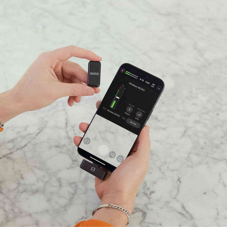 RØDE Wireless Micro USB-C Orange ultra-compact draadloos microfoonsysteem voor smartphone