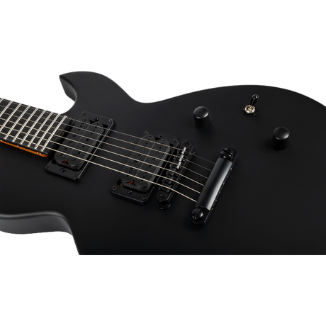 Spira Guitars L-400 MBK Satin Black elektrische gitaar