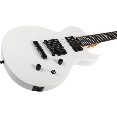 Spira Guitars L-400 MWH Satin White elektrische gitaar LP model