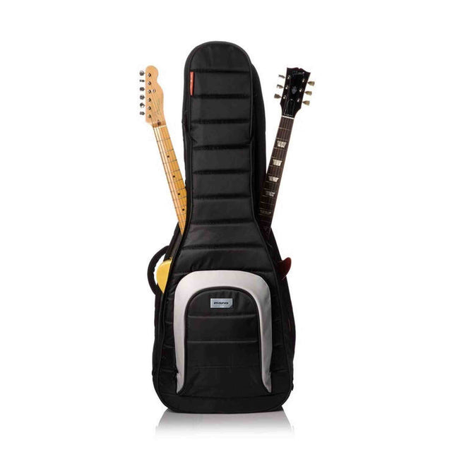 MONO Classic Dual Electric Guitar Case Black gigbag voor twee elektrische gitaren met Sharkskin en Headlock bescherming