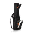 MONO Classic Acoustic Parlor Guitar Case Black gigbag voor parlor en mini akoestische gitaren met Sharkskin bescherming
