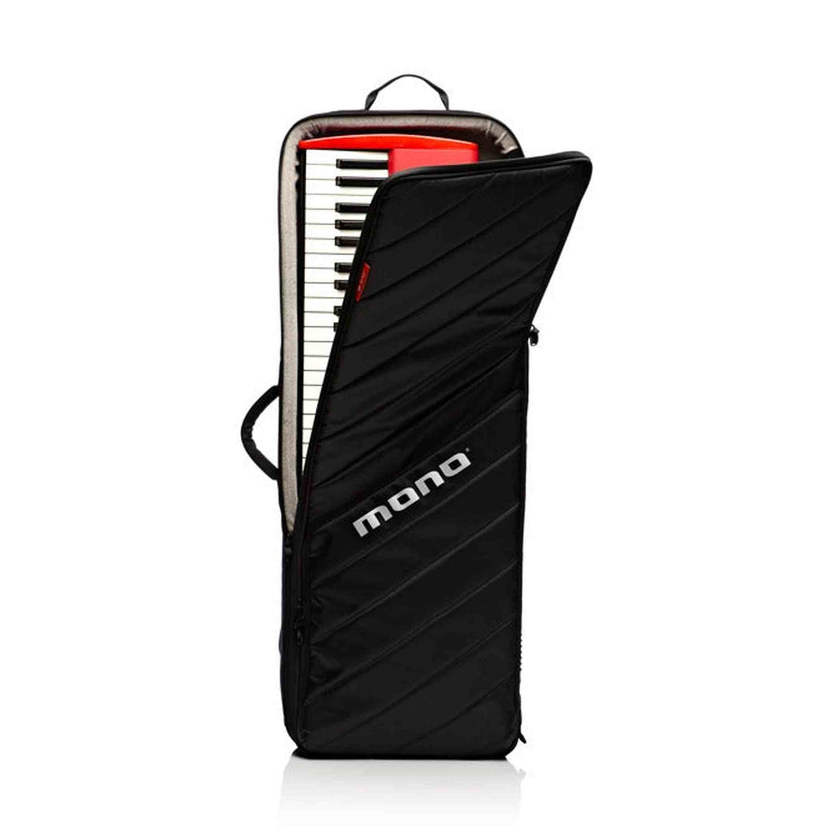 MONO Vertigo Keyboard 61 Case Black gigbag voor 61-toets keyboards en synthesizers met Sharkskin bescherming