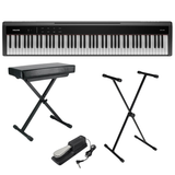 NUX NPK-200/BK Stage Piano Set met Standaard, Kruk en Sustainpedaal - 88 toetsen