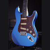 Patina PS-6 LPB R S-style Elektrische Gitaar SSS Alnico V Nitro Relic Paulownia Body Roasted Maple Hals Lake Placid Blue