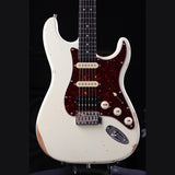 Patina PS-7 OW R S-style Elektrische Gitaar HSS Alnico V Nitro Relic Paulownia Body Roasted Maple Hals Olympic White