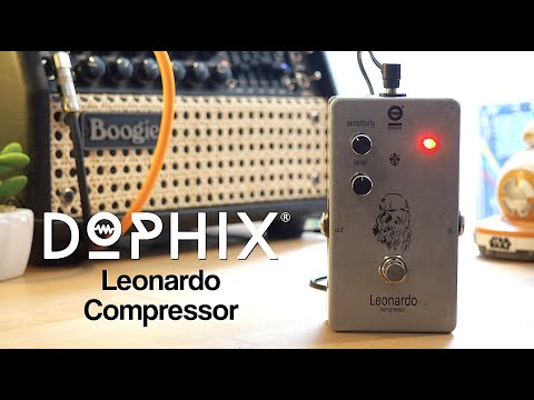 Dophix Leonardo Compressor pedal, analog, true bypass, 9V, handmade