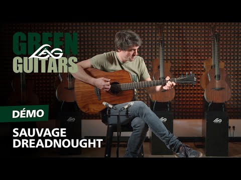 Lâg SAUVAGE-D Dreadnought Western Guitar