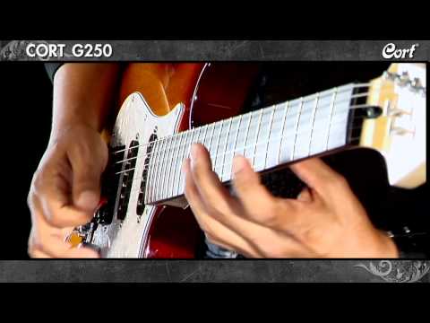 Cort G250 BK Left-Handed Electric Guitar SSH Basswood Black with Wilkinson VS50 II Tremolo