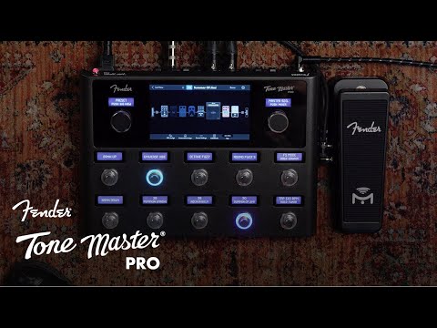 Fender Tone Master Pro Multi-effects pedal, touchscreen, looper and 100+ amps/effects