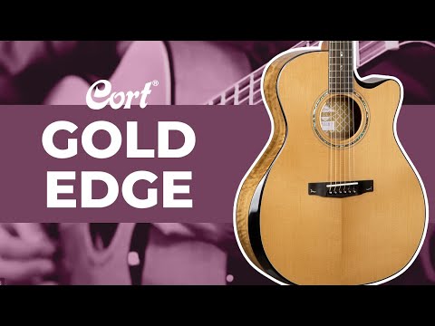 Cort Gold-Edge – Solid Flamed Myrtlewood, Torrefied Sitka &amp; LR Baggs Anthem