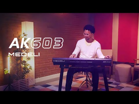 Medeli AK603 Digital Workstation – 61 Touch-Sensitive Keys and 750 Sounds