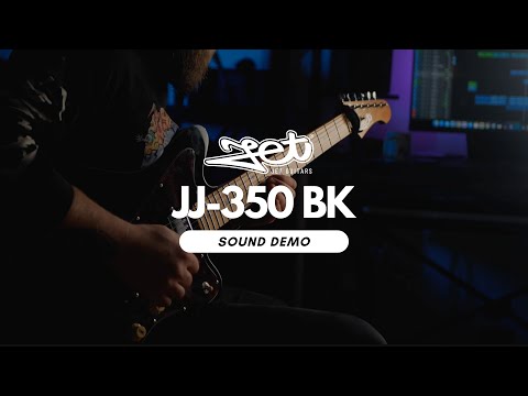JET JJ-350 GR R Offset Electric Guitar HH Rosewood Fingerboard Hardtail Green