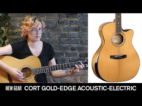 Cort Gold-Edge – Solid Flamed Myrtlewood, Torrefied Sitka &amp; LR Baggs Anthem