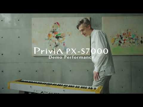 Casio PX-S7000 BK digital piano with deluxe stand