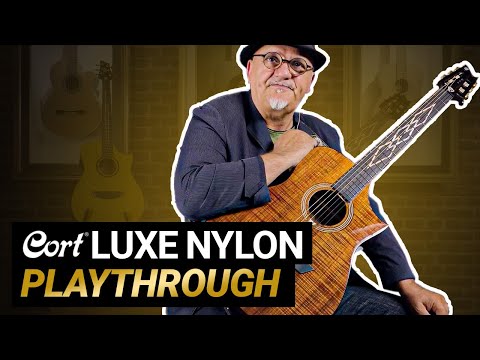 Cort Luxe Nylon Frank Gambale Signature – Solid Blackwood, Nylon Strings &amp; Fishman Flex Blend