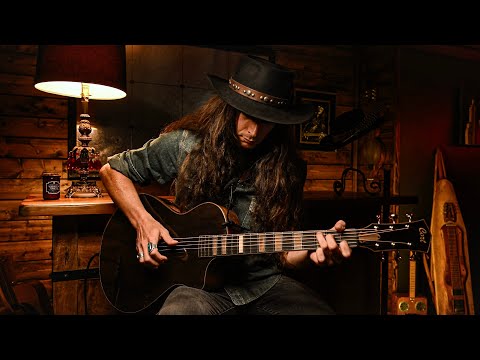 Cort Modern Black Masterpiece – Solid European Spruce, Mahogany &amp; Dual Sound Ports