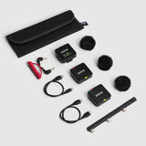 RØDE Wireless GO Gen 3 draadloos microfoonsysteem met 32 bit float en 260 m bereik