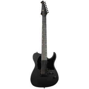 Spira Guitars T-407 MBK Satin Black elektrische gitaar
